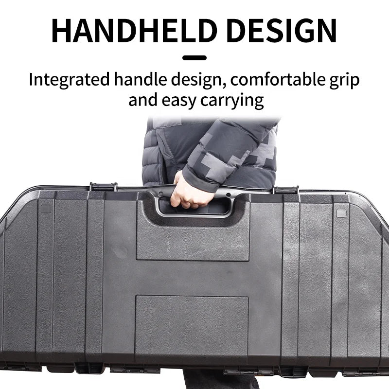 Dim Gray SPG Compound Bow Hard Case – Storage &amp; Protection for Archery SPG