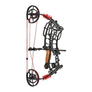 Tan SPG EG Pro Dual-Purpose Compound Bow | Indoor &amp; Outdoor Archery Bow for Arrows &amp; Steel Balls SPG