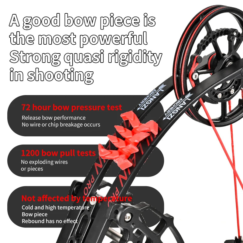 Dark Slate Gray SPG EG Pro Dual-Purpose Compound Bow | Indoor &amp; Outdoor Archery Bow for Arrows &amp; Steel Balls SPG