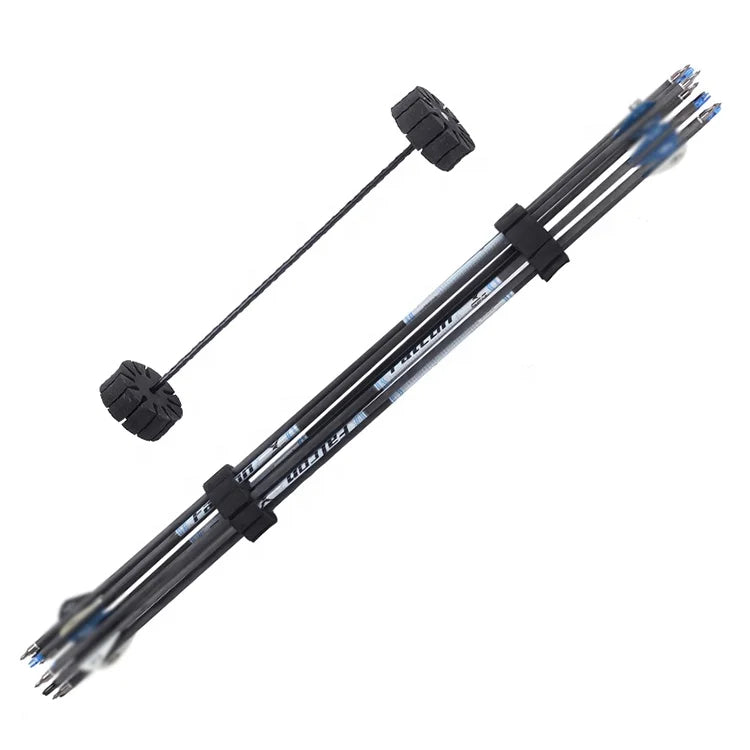 Dark Slate Gray SPG EVA Foam Arrow Splitter with Fiberglass Rod – Archery Quiver Insert for 12 Arrows | Lightweight Arrow Holder for Recurve &amp; Compound Bows SPG