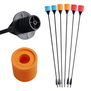 Chocolate SPG Foam Tip Arrows – Mixed Carbon Archery Tag Arrows for Recurve & amp Compound Bows SPG