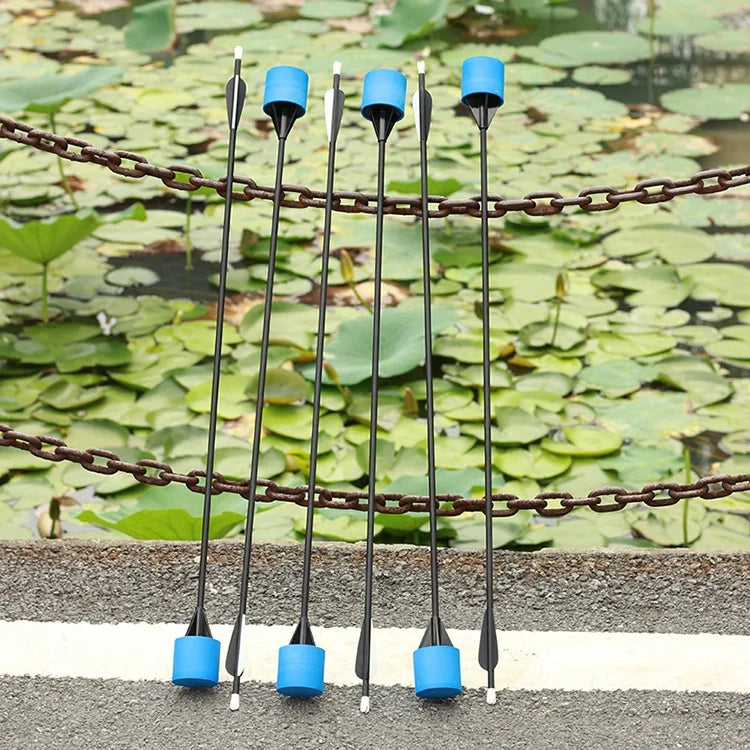 Dark Sea Green SPG Foam Tip Arrows – Mixed Carbon Archery Tag Arrows for Recurve & amp Compound Bows SPG