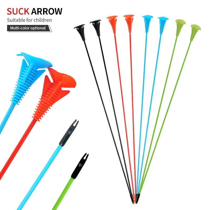 Lavender SPG Kids Sucker Arrows – 60cm Fiberglass Training Arrows with Suction Cup Tips SPG