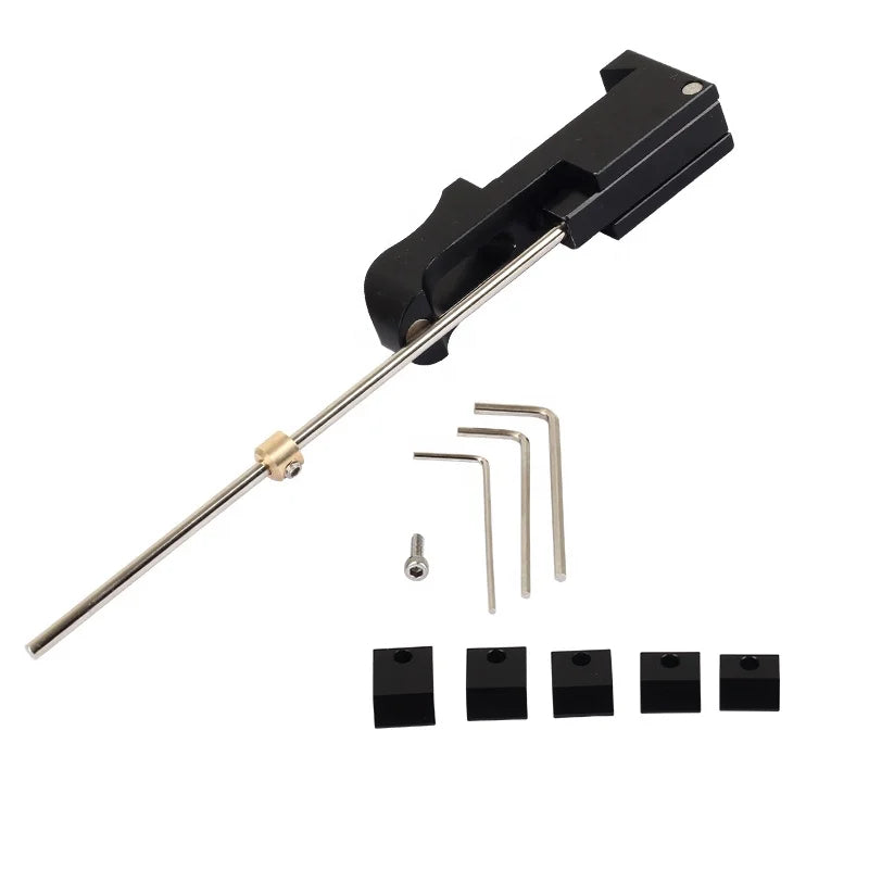 Light Gray SPG Magnetic Slider Clicker — Recurve Bow Signal for Consistent Release (Black) SPG