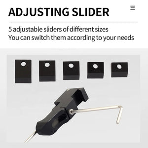 Dark Slate Gray SPG Magnetic Slider Clicker — Recurve Bow Signal for Consistent Release (Black) SPG