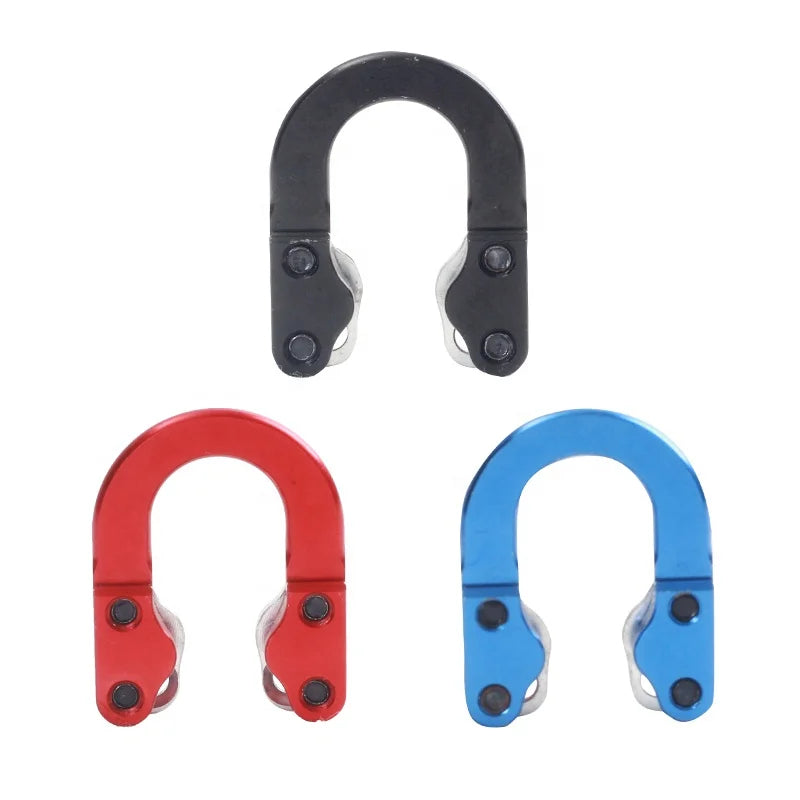 Dark Slate Gray SPG Metal D-Loop for Compound Bows – Aluminum Alloy Archery Bowstring Release Buckle (Black/Red/Blue) SPG