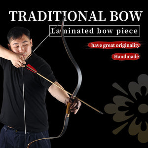 Black SPG Traditional Recurve Bow Archery Set – Luxury Package SPG