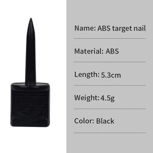 Gray SPG Archery Target Pins – Steel/ABS EVA Foam Face Pin Holders for Archery Targets (Black/White, Lightweight &amp; Durable) SPG