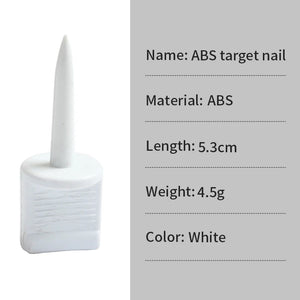 Gray SPG Archery Target Pins – Steel/ABS EVA Foam Face Pin Holders for Archery Targets (Black/White, Lightweight &amp; Durable) SPG