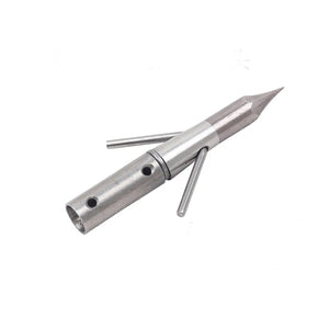 Dark Gray SPG Bowfishing Arrow Tip YL003 – 8&nbsp;mm OD Stainless Steel Mechanical Dart (Screw-In) SPG
