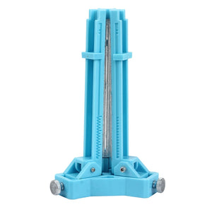 Sky Blue SPG Feather Sticker Fletching Jig – Quick Stick-On Vane Tool (Fits 4.2–10 mm Arrow Shafts) SPG