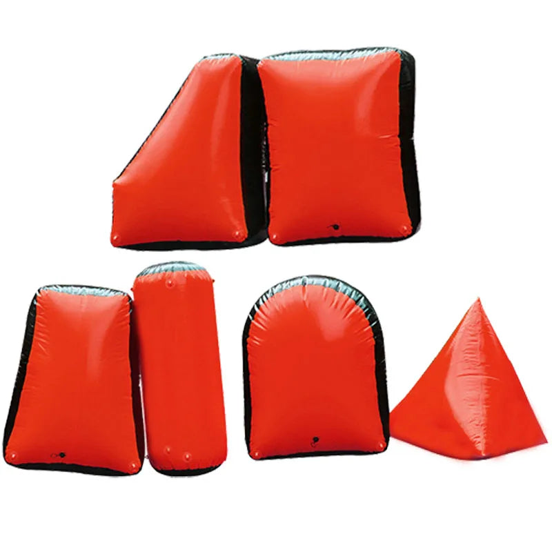 Firebrick SPG Inflatable Bunkers – PVC Barriers for Archery Tag, Paintball &amp; Outdoor Combat Games (Multiple Shapes) SPG