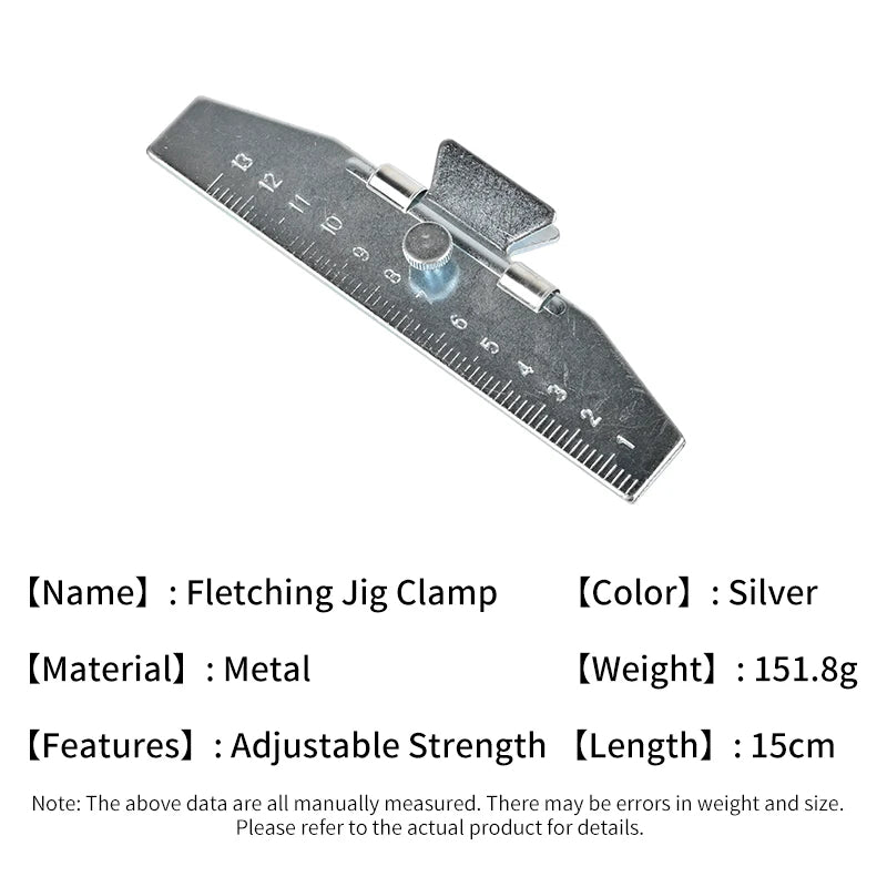 Dim Gray SPG Metal Fletching Jig Clamp — Straight, Magnetic &amp; Adjustable SPG