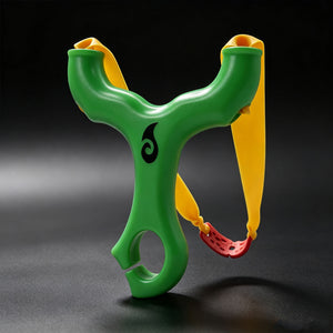 Black SPIRIX Resin Slingshot Lightweight Ergonomic Frame MARKSMAN