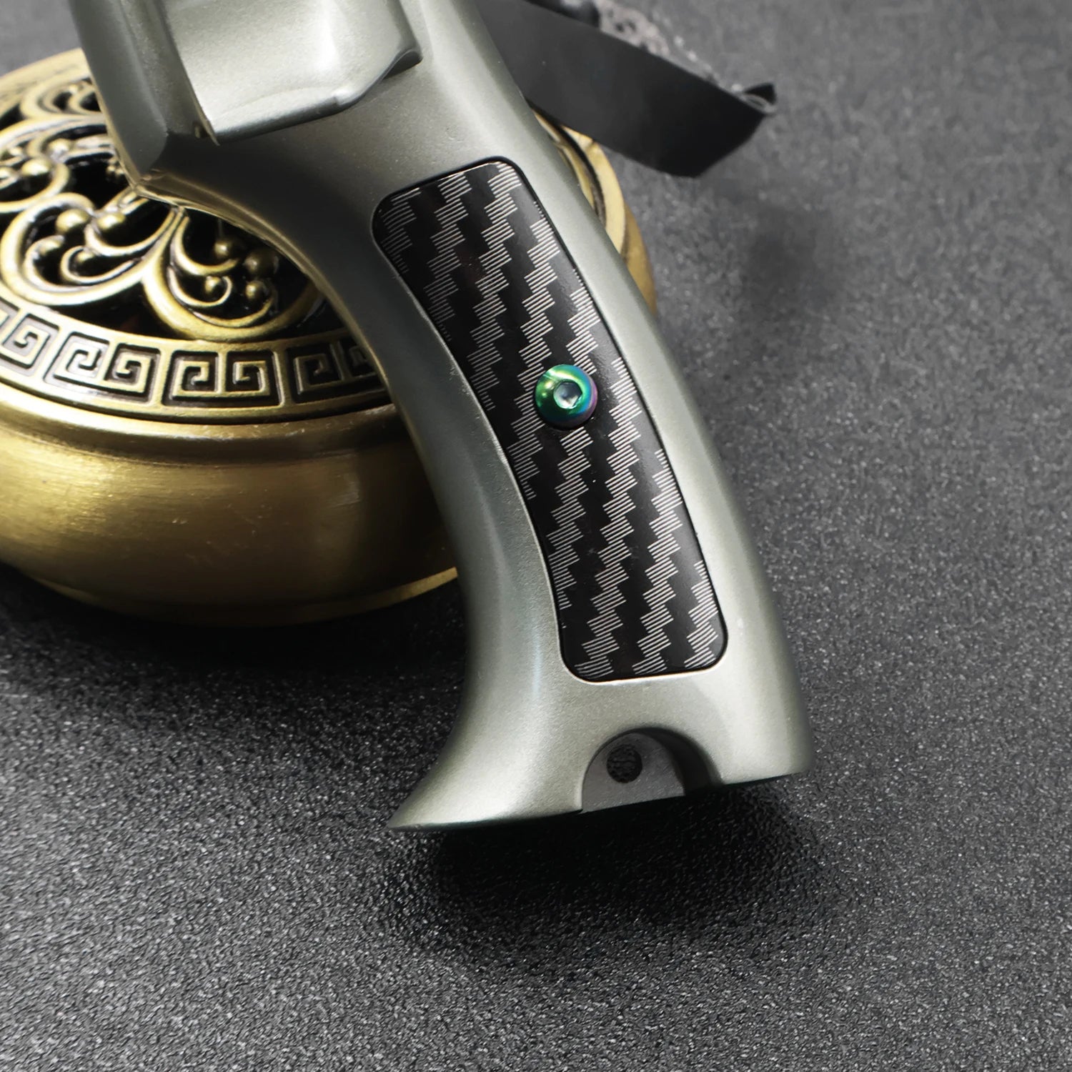 Dim Gray STRIKER X Aluminum Alloy Slingshot MARKSMAN