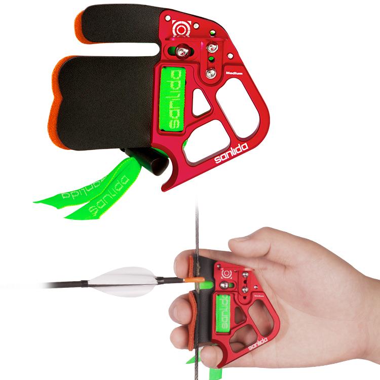 White Smoke Sanlida® Sanlida X10 Recurve Finger Tab SANLIDA