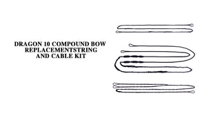 White Smoke Sanlida® Dragon 10 Compound Bow String & Cables Set SANLIDA