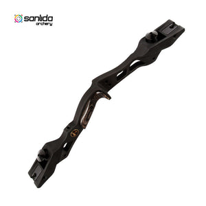 White Smoke Sanlida® Hermit 10 ILF CNC Aluminum Recurve Bow Riser – 19 Inch RH SANLIDA