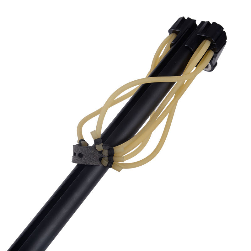 White Smoke ShadowReach Portable Multifunctional Fishing Rod – Black & Red Grip Design INDIAN SLINGSHOT