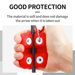 Light Gray SPG Silicone Arrow Puller – Portable Archery Accessory SPG