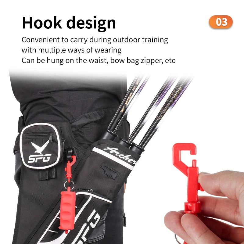 Dark Slate Gray SPG Silicone Rubber Arrow Puller – Non-Slip Archery Remover SPG