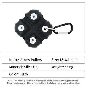 Lavender SPG Silicone Arrow Puller – Portable Archery Accessory SPG
