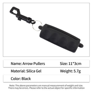 Light Gray SPG Silicone Rubber Arrow Puller – Non-Slip Archery Remover SPG