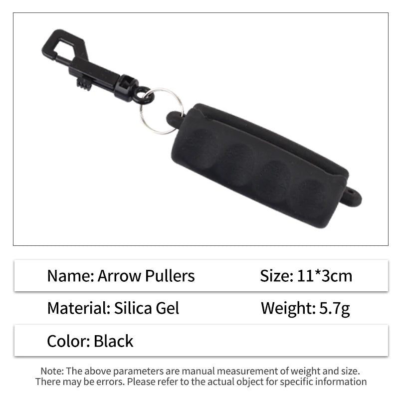 Light Gray SPG Silicone Rubber Arrow Puller – Non-Slip Archery Remover SPG