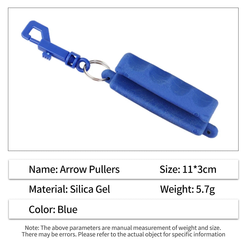 Steel Blue SPG Silicone Rubber Arrow Puller – Non-Slip Archery Remover SPG