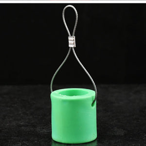 Black Slingshot Bell Bull's Eye Target – Colored Silicone Impact-Resistant Design INDIAN SLINGSHOT