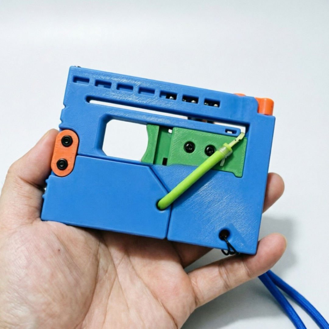 Lavender Slingshot Magic Card Version 2.0 Mini Foldable Pocket-Friendly Toy MARKSMAN