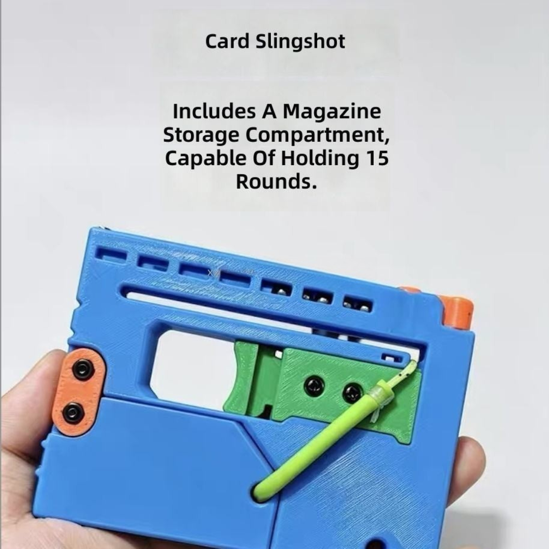 Lavender Slingshot Magic Card Version 2.0 Mini Foldable Pocket-Friendly Toy MARKSMAN