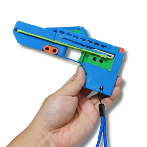 White Smoke Slingshot Magic Card Version 2.0 Mini Foldable Pocket-Friendly Toy MARKSMAN
