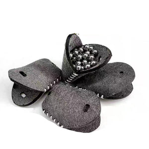 White Smoke Lightweight Mini PU Leather Slingshot Steel Ball Storage Pouch Portable Pocket Organizer INDIAN SLINGSHOT