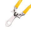 Tan Stainless Steel Shooting Slingshot Straight Plate with Rubber Band Outdoor Shooting Catapult INDIAN SLINGSHOT