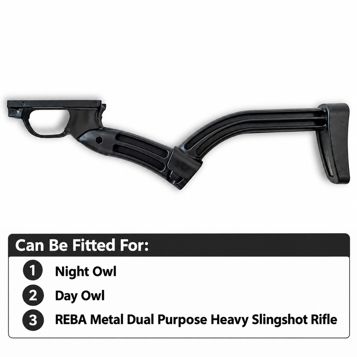 White Smoke Slingshot Rifle Handle INDIAN SLINGSHOT