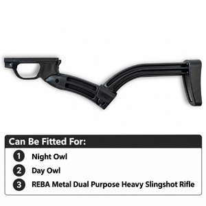White Smoke Slingshot Rifle Handle INDIAN SLINGSHOT