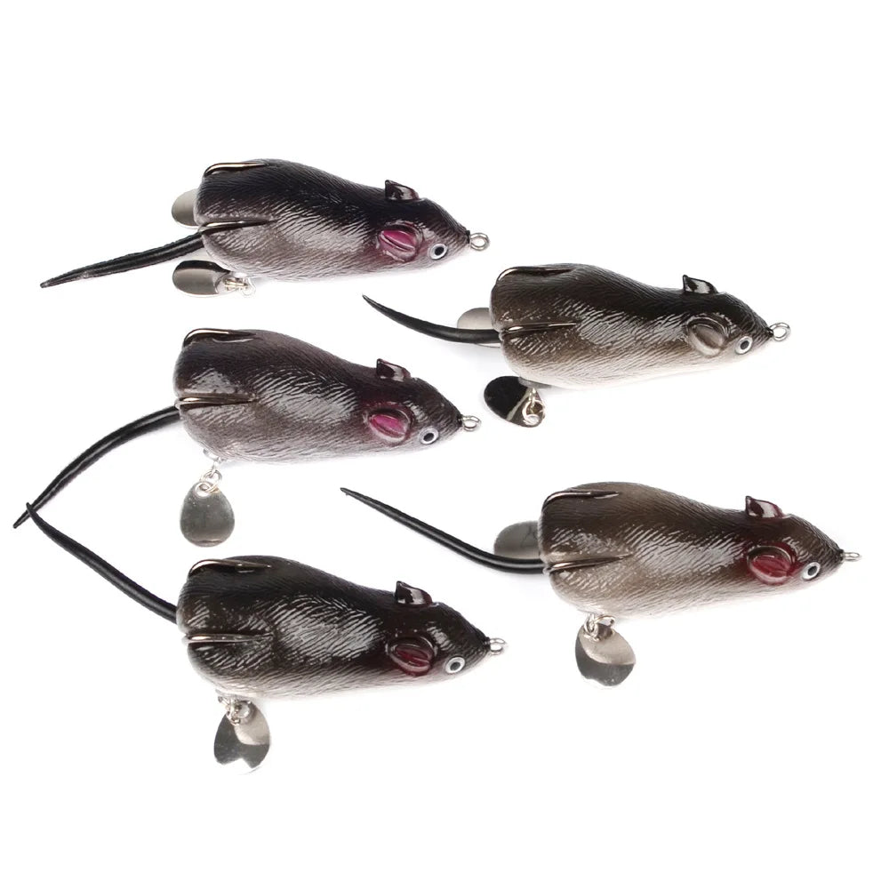 MARKSMAN Soft Mouse Fishing Lure 7cm 17.4g – 3D Eyes