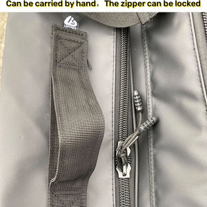 Dark Gray Waterproof Spearfishing Long Flipper Backpack – Foldable Dry Bag with Double Shoulder Straps for Freediving Fins, Surfing & Diving Gear INDIAN SLINGSHOT