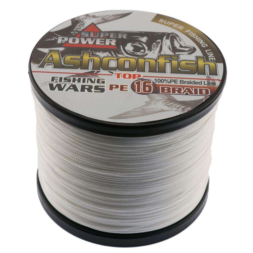White Smoke Heavy Duty 16 Strand UHMWPE Hollow Core Braided Fishing Line – 2mm Speargun Line (100M) INDIAN SLINGSHOT
