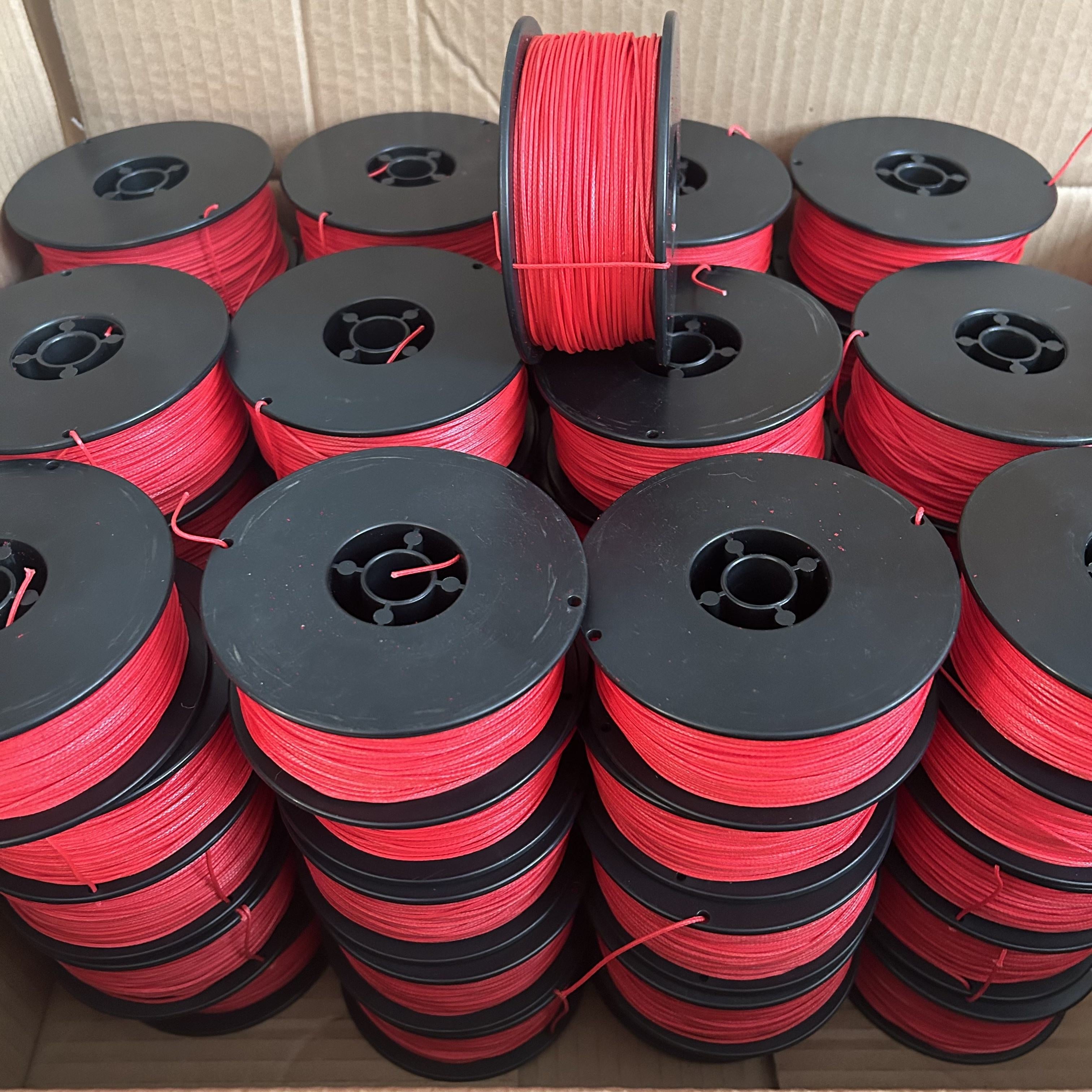 Dim Gray 2.0mm Polyurethane Coated UHMWPE Braided Speargun Reel Line – High Strength Heat Treated Spearfishing Rope INDIAN SLINGSHOT