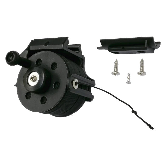 White Smoke Speargun Reel with Nylon Fiber Line – Durable Spearfishing Reel System INDIAN SLINGSHOT