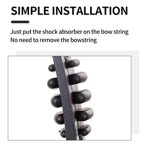 Lavender SPG Split Limb Bow Stabilizer | Rubber Vibration Dampener (2pcs) SPG