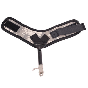 Gray JX410 Junxing Canvas Spreader Wrist Archery Equipment Bow and Arrow Wristband Spreader INDIAN SLINGSHOT