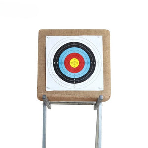 Gray SPG Square Straw Archery Target — Eco-Friendly Grass Practice Block SPG