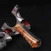 Rosy Brown 304 Marble Patch Stainless Steel High Quality Slingshot MARKSMAN