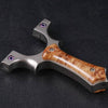 Rosy Brown 304 Marble Patch Stainless Steel High Quality Slingshot MARKSMAN