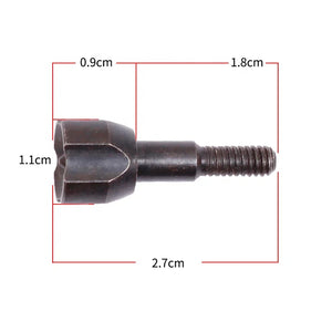 Dark Slate Gray SPG Archery 100 Grain Stainless Steel Broadhead – Durable Arrow Tips for 6.2mm Shafts SPG