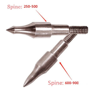Rosy Brown SPG Stainless Steel Arrow Tips | 6.2mm Screw-in Points SPG