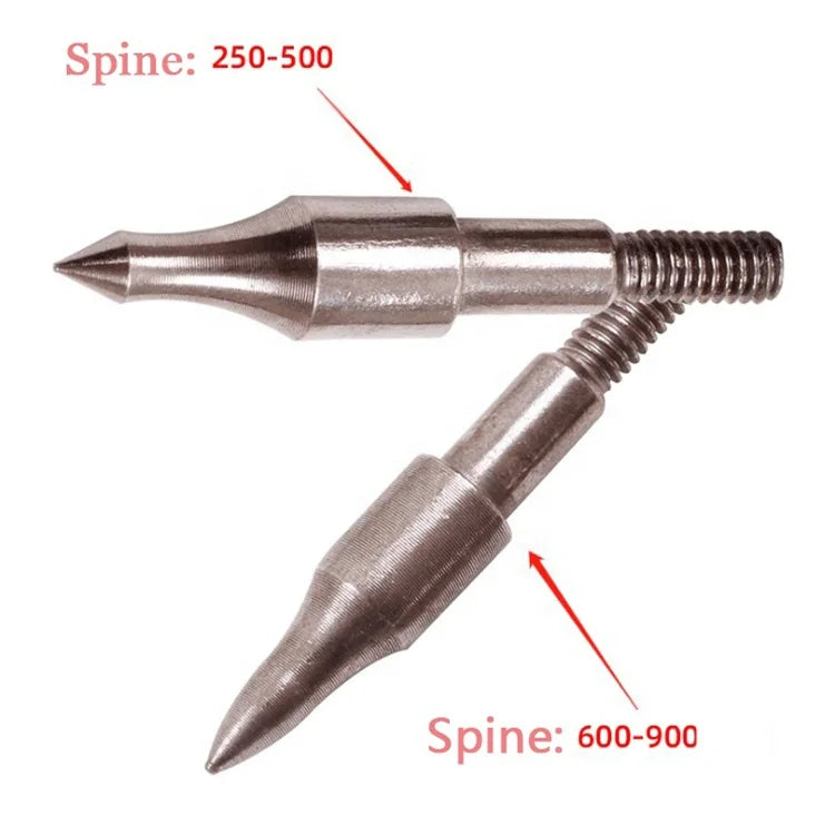 Rosy Brown SPG Stainless Steel Arrow Tips | 6.2mm Screw-in Points SPG